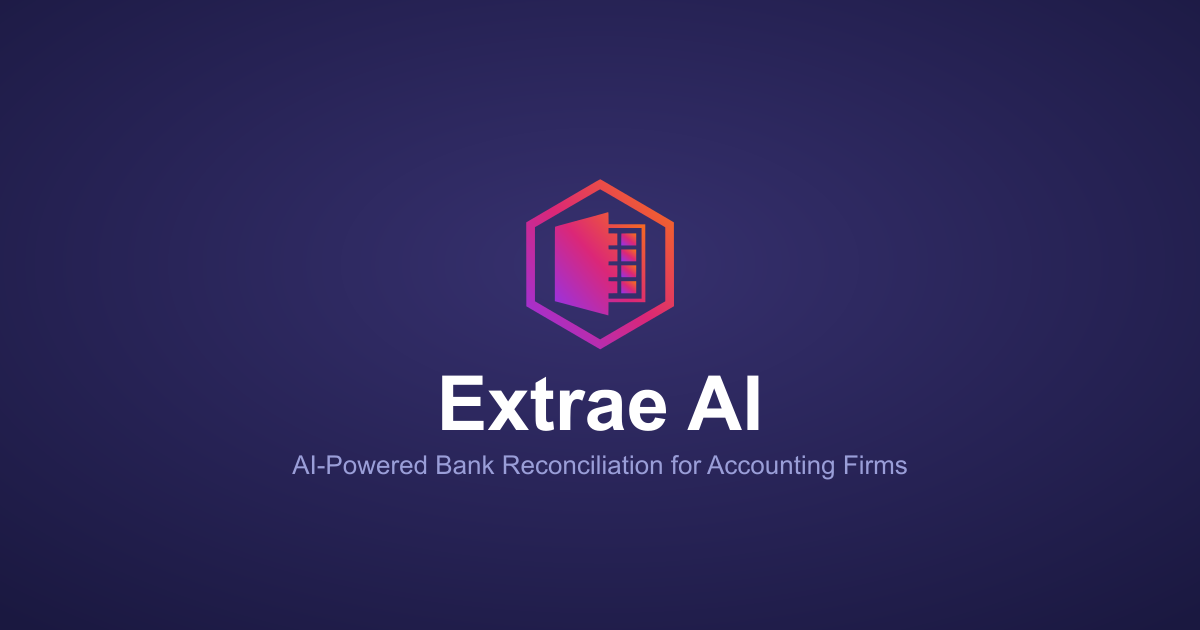 Extrae Extrae AI - AI-Powered Bank Reconciliation for Accounting Firms